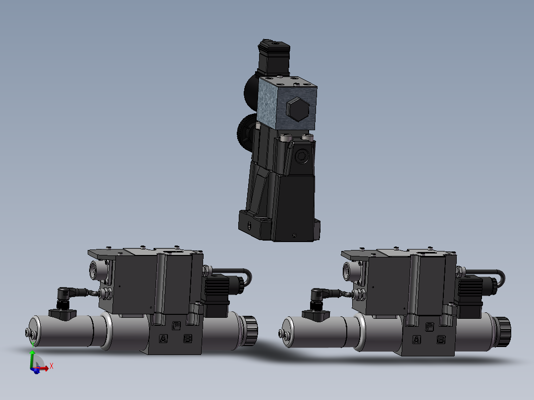 3款低噪音型电磁控制安全阀模型