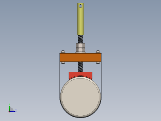 滑轮架左视缩略图