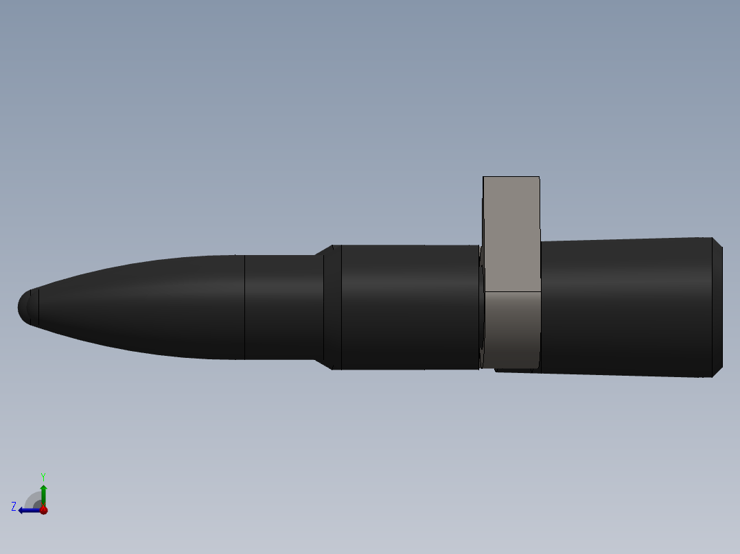 A0003830-6p2 鼓追随者步枪子弹右视图