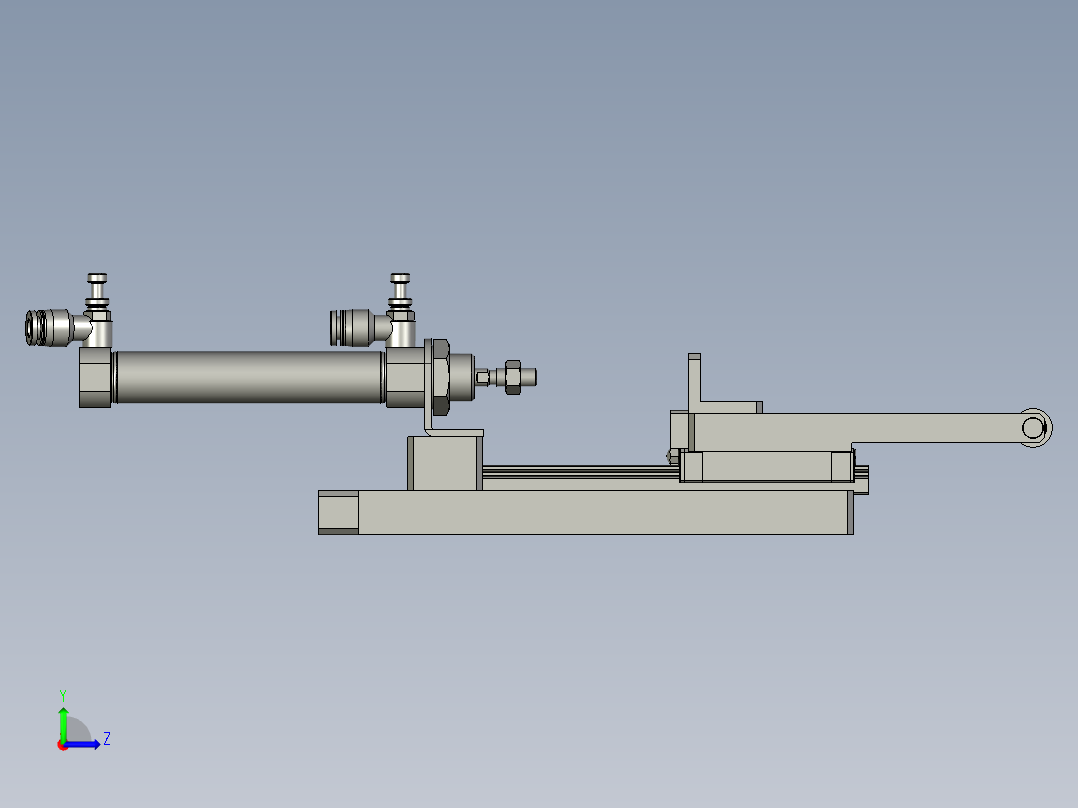 20090102-4100-X1载具盖板打开机构左视图