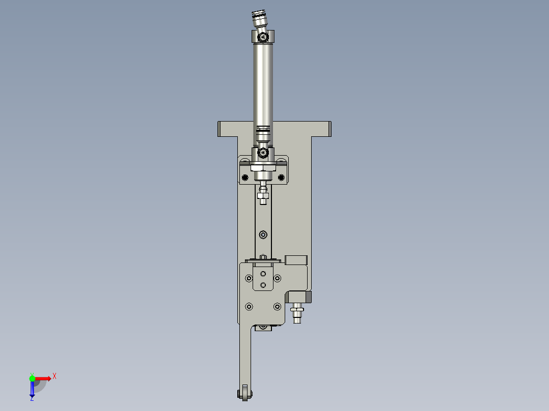 20090102-4100-X1载具盖板打开机构俯视图