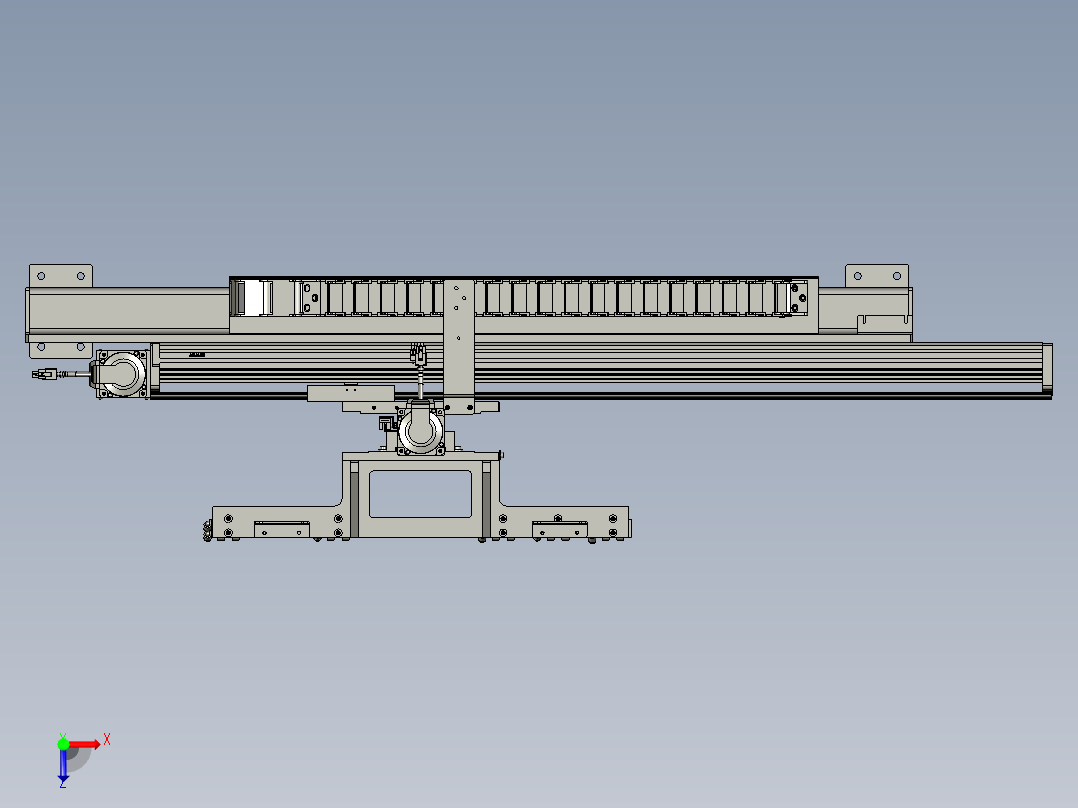 芯棒过渡搬运机构俯视图