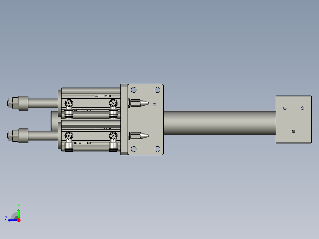 钢珠压力入右视图