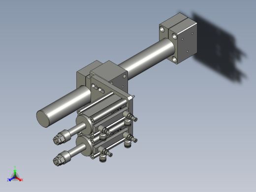 钢珠压力入正等轴测缩略图
