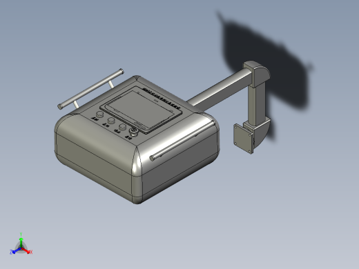 旋转电控箱正等轴测缩略图