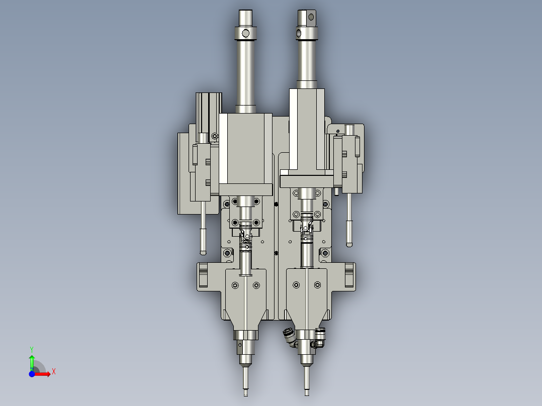 锁付装配体HD2004767-00-000前视图