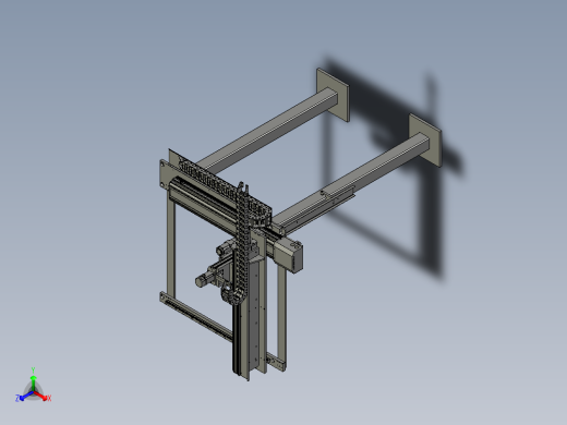 取料搬运三轴模组-12080正等轴测缩略图