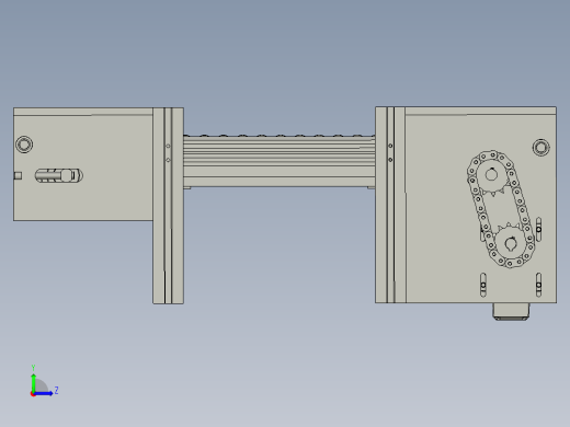 倍力气缸组装生产线设计-倍速链线-A-V1左视缩略图