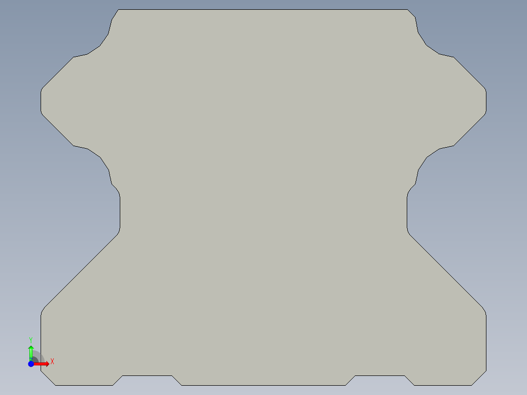 滑轨HGL45CA-1150前视图