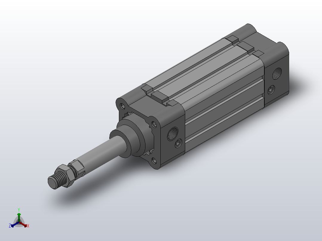 SE标准复动型气缸SE 40×50-S主视图