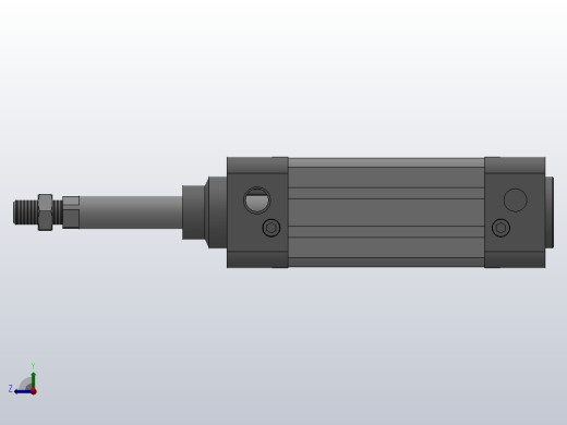 SE标准复动型气缸SE 40×50-S右视缩略图