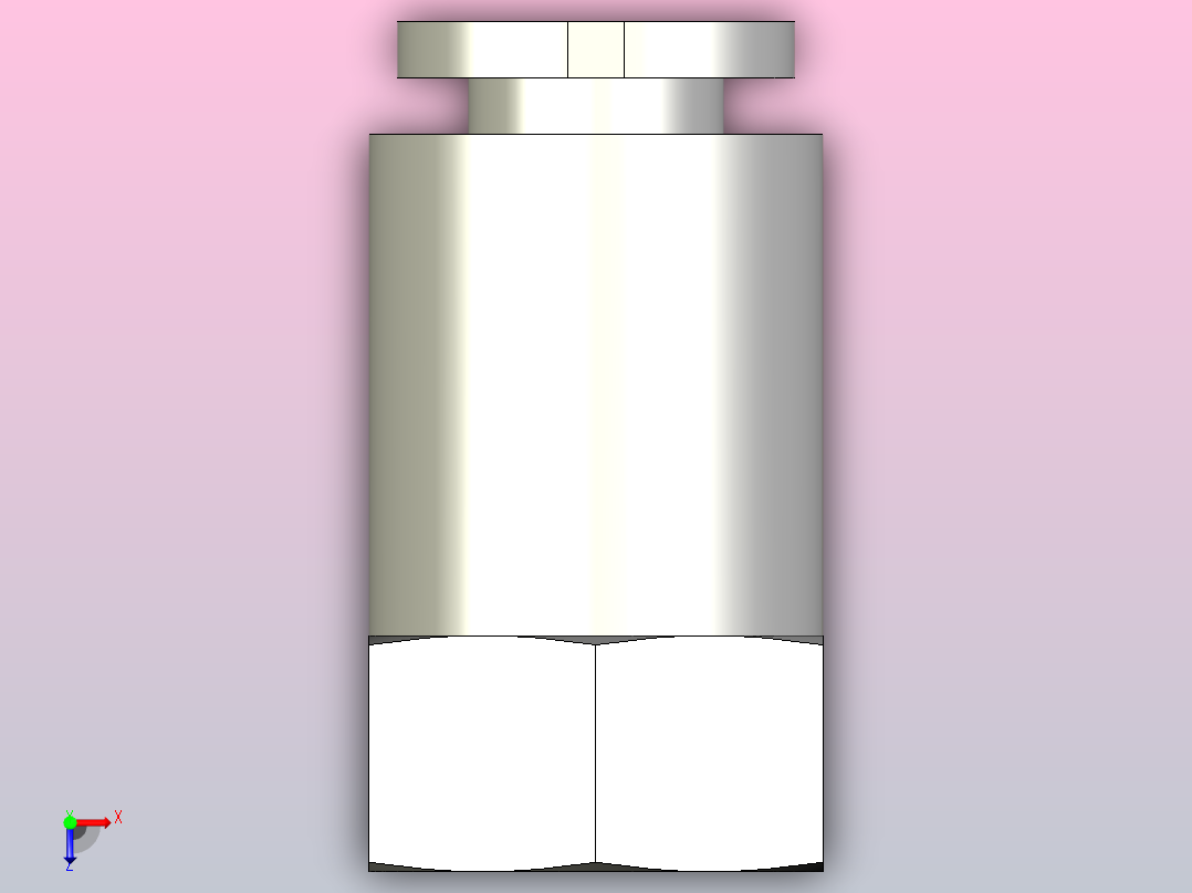 快插接头QSMF-M5-3俯视图