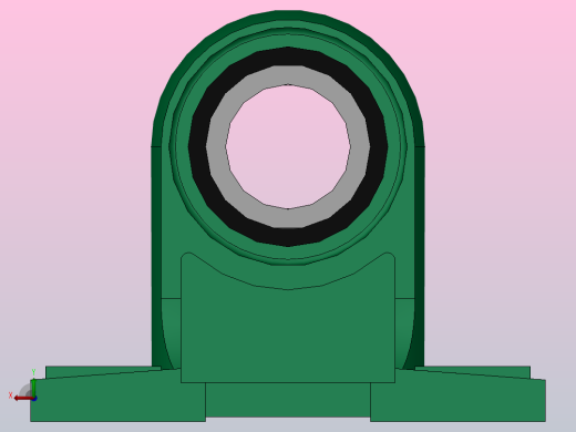 带高中心立式座偏心套外球面球轴承[UELPH型]_UELP210后视缩略图