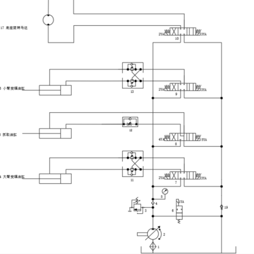 水下机器人液压系统（SW+CAD+说明书）缩略图