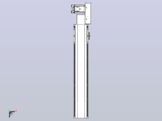 皮带直线轴半封闭可选导轨TPA-HNB-105D-90-L450-ML-C-P20-N3俯视缩略图