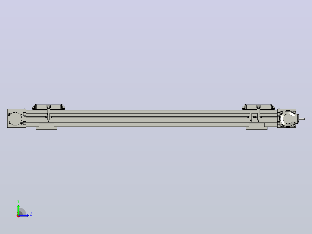MKB65欧规皮带滑台[MKB65.L120.800.RT.P40.C3]左视图