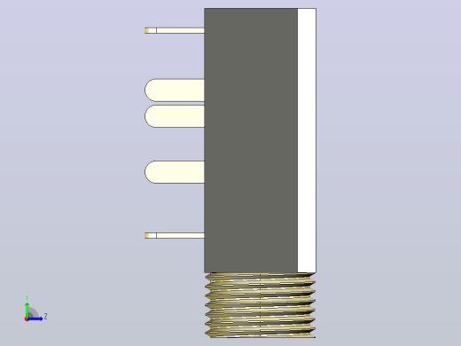 用于pcb 的插孔  ft连接器左视缩略图
