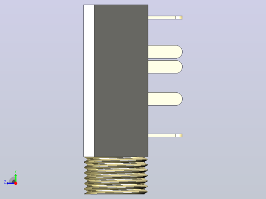 用于pcb 的插孔  ft连接器右视缩略图