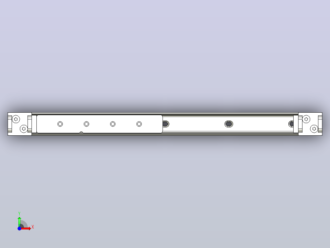 GN 1490-29-394-A5-2-GN1490直线导轨系统前视图