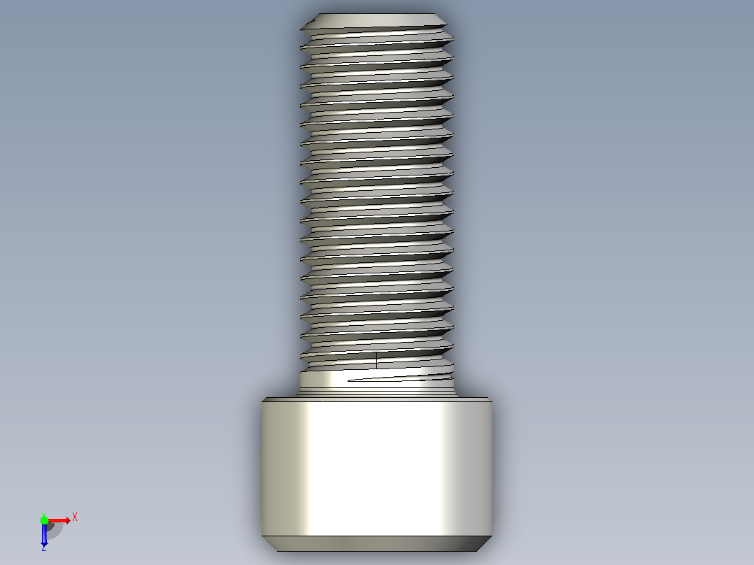 DIN_EN_ISO_4762_M16x40.ipt内六角螺钉俯视图