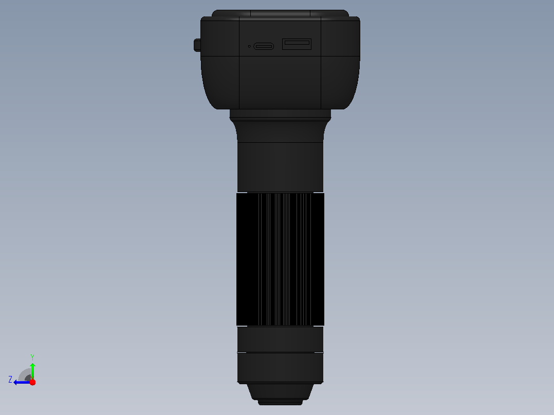X USB 显微镜右视图