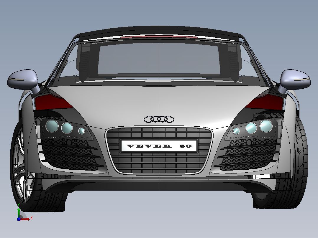 奥迪 R8前视图