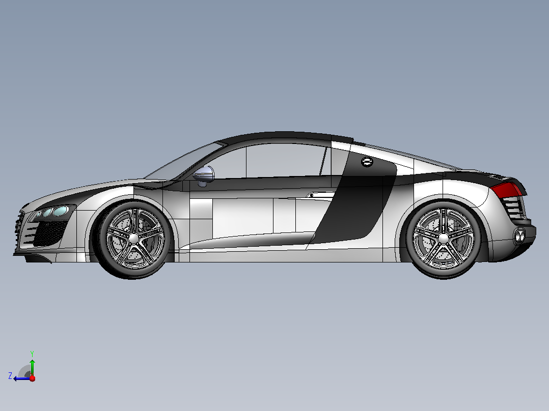 奥迪 R8右视图