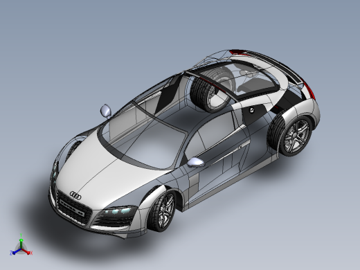 奥迪 R8正等轴测缩略图