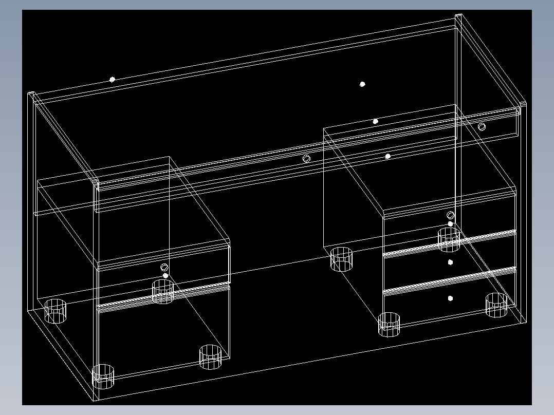 室内家具及植物的维模型十二-B064
