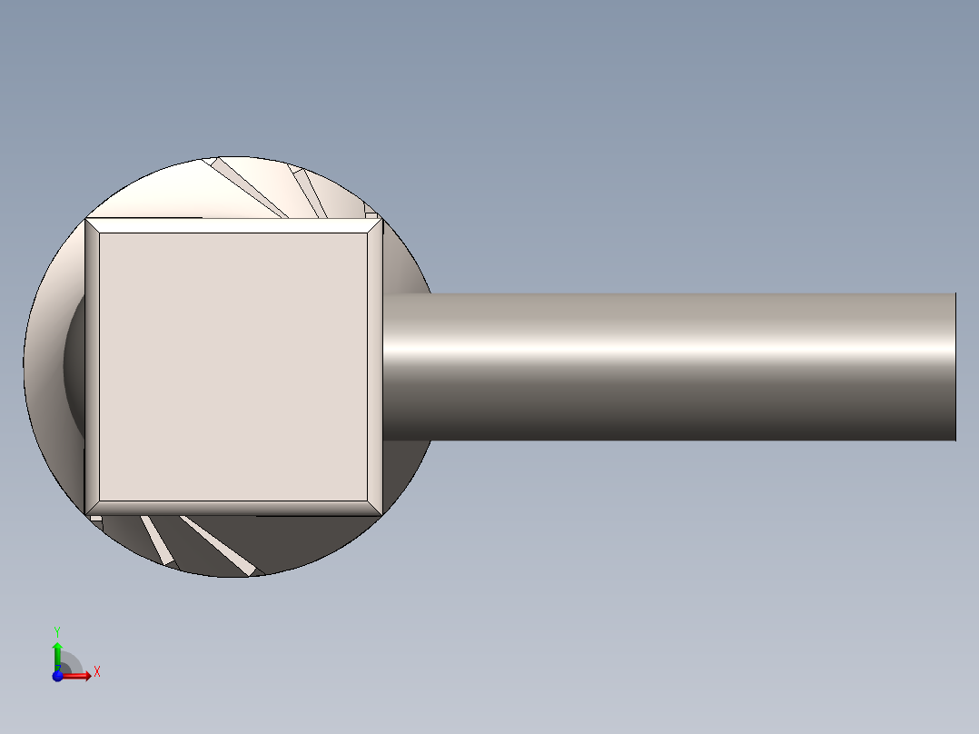 扭转抽屉拉手（SW2014前视图