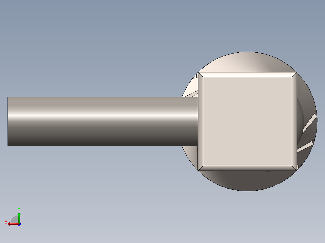 扭转抽屉拉手（SW2014后视图