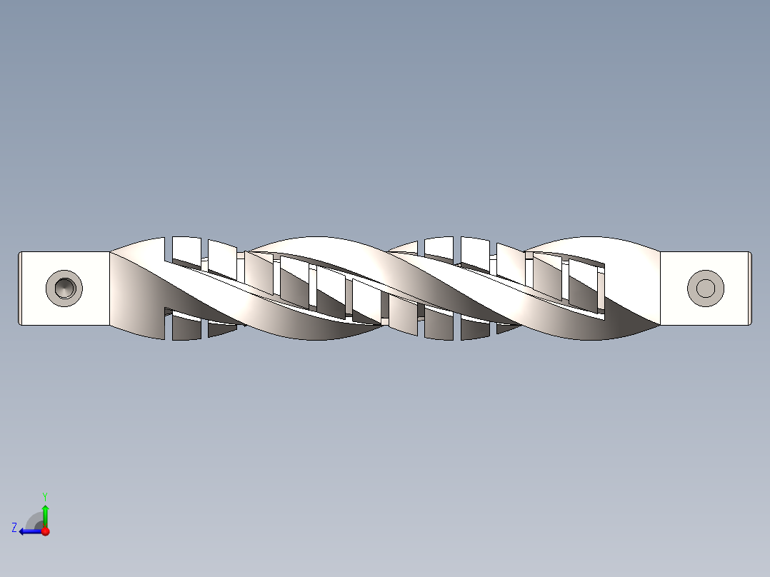 扭转抽屉拉手（SW2014右视图