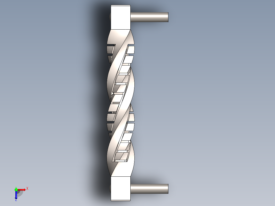 扭转抽屉拉手（SW2014俯视图