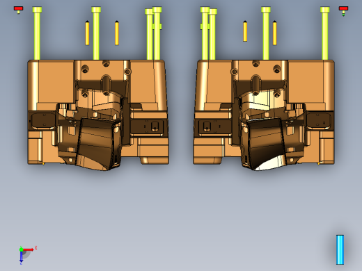 车灯模具俯视缩略图