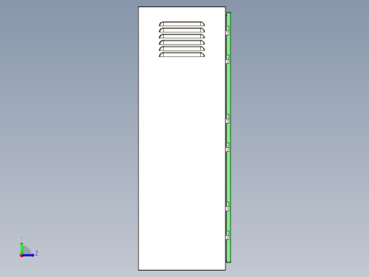PLC电子面板左视缩略图