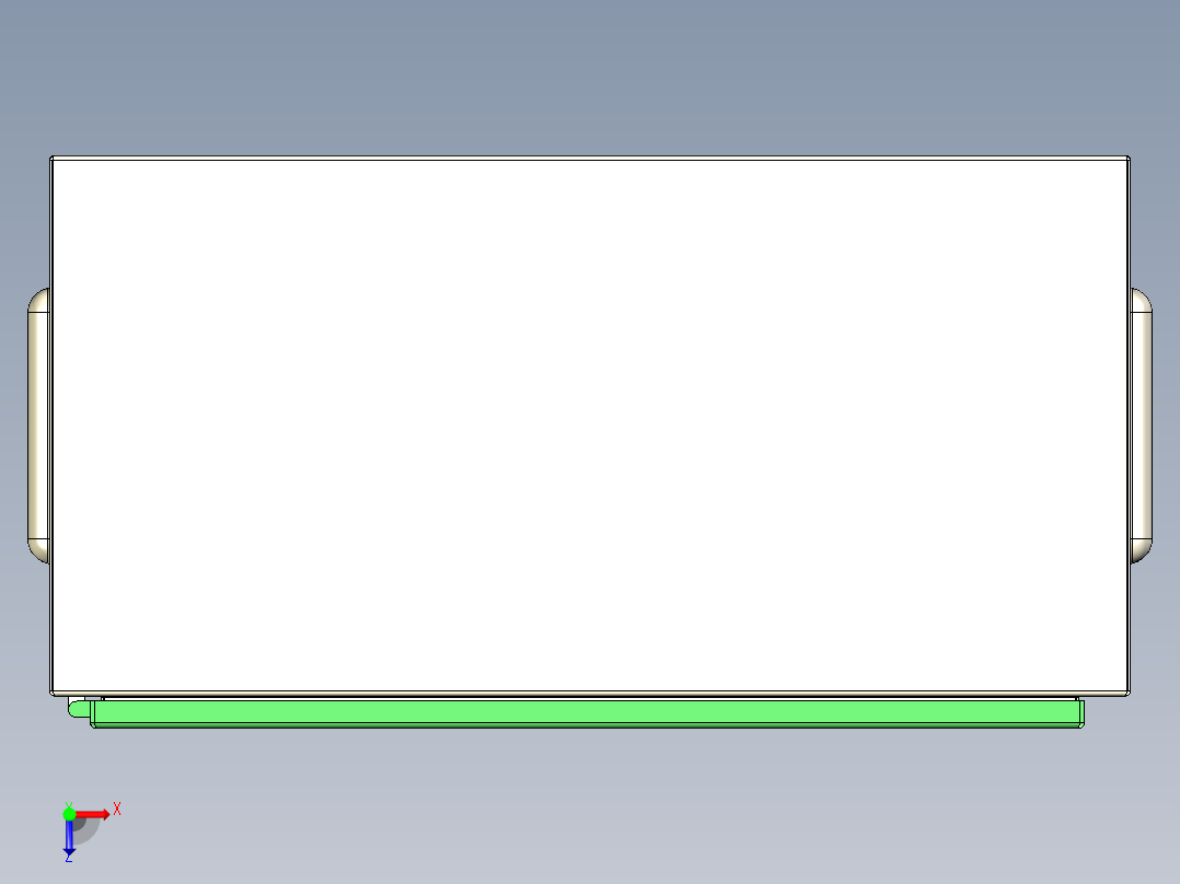 PLC电子面板俯视图