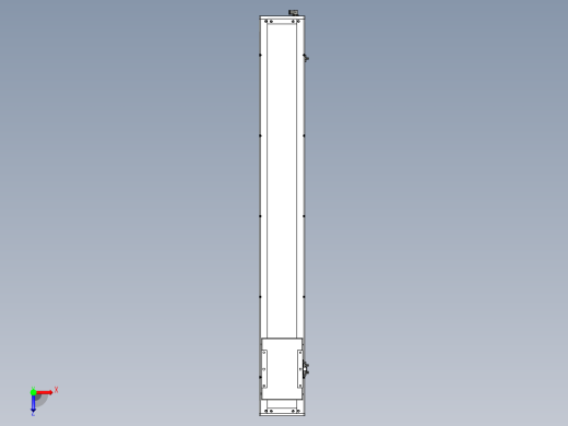 Toyo东佑达直线模组-ECH17-1150-BM-400W俯视缩略图