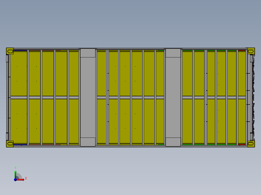 B5_软开顶箱(集装箱)前视图