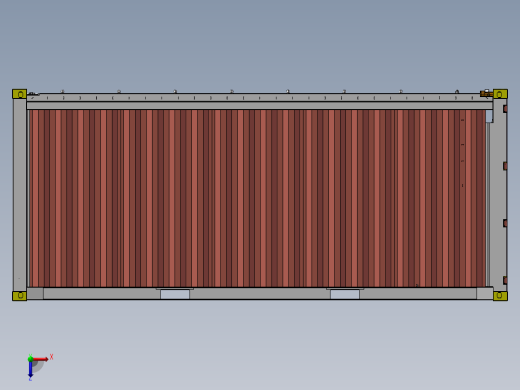 B5_软开顶箱(集装箱)俯视缩略图