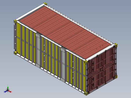 B5_软开顶箱(集装箱)正等轴测缩略图