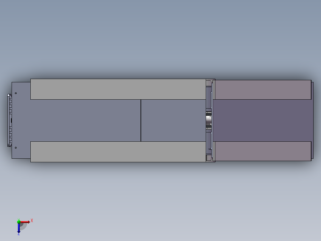 矿液压支架结构设计含三维二维说明书设计资料俯视图