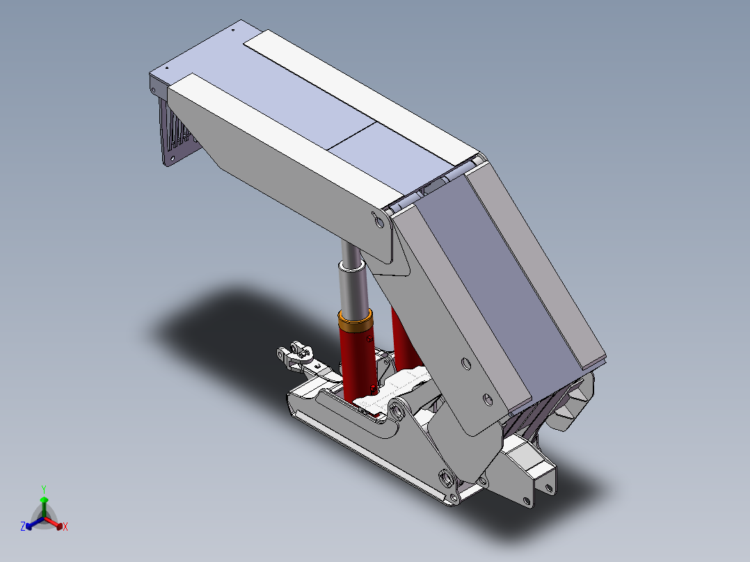 矿液压支架结构设计含三维二维说明书设计资料正等轴测图