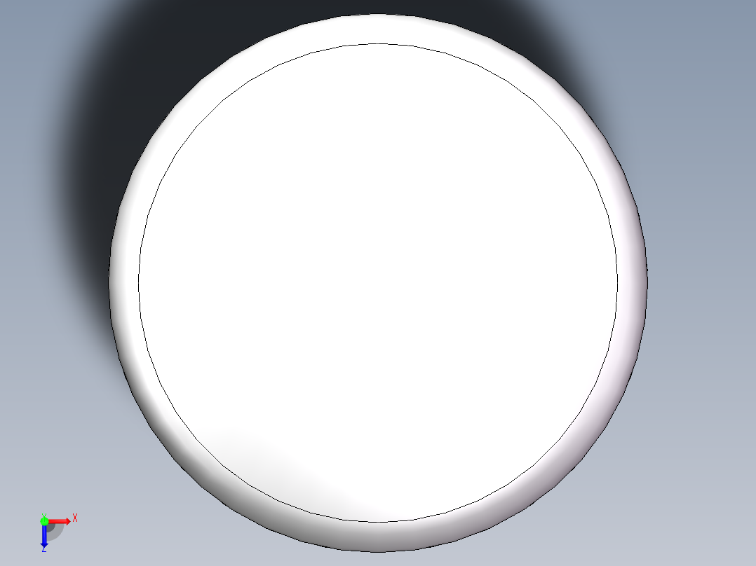 THB碟形封头DN2100俯视图