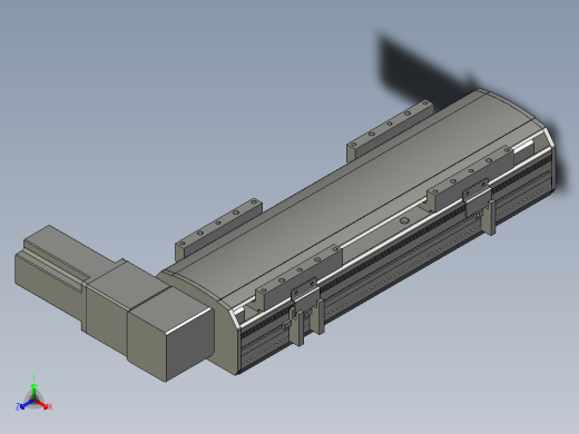 直线模组WG-LHB12-S200-R(B)设计图纸