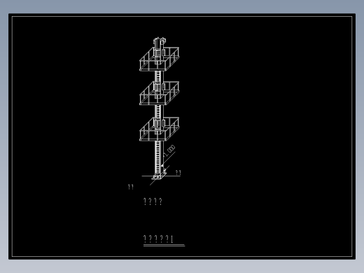 最新整理的CAD设计钢柱吊装图