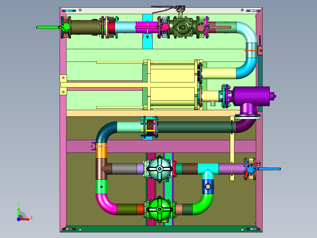 板式密闭过滤机前视图