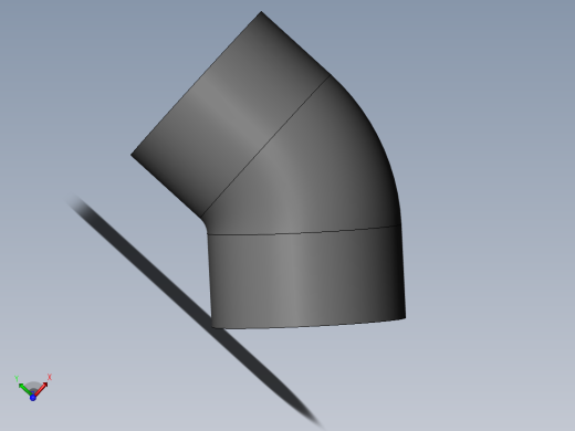 PVC管件-6in_45deg_Elbow