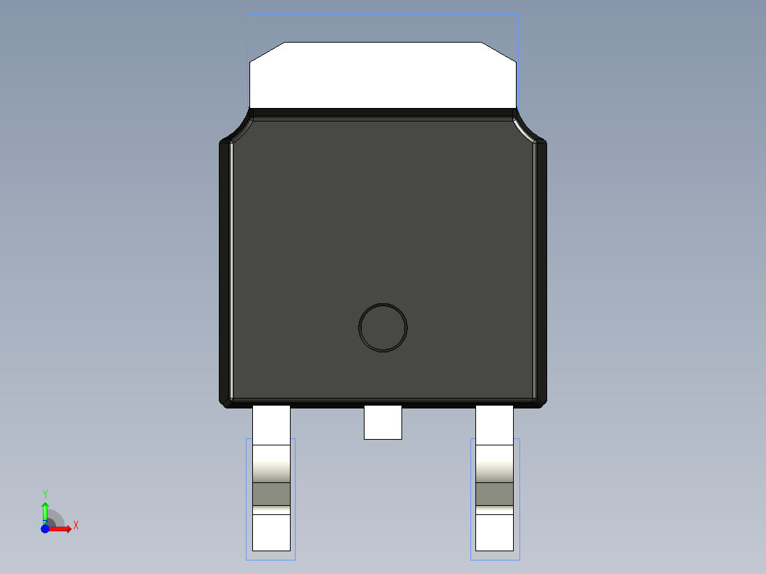 分立半导体元件封装-TO-252AA-IRF前视图