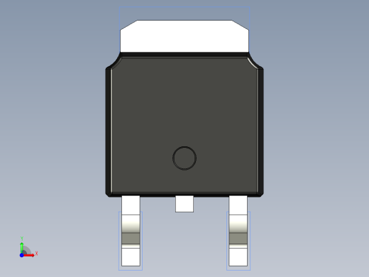分立半导体元件封装-TO-252AA-IRF前视缩略图
