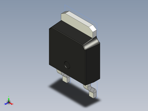 分立半导体元件封装-TO-252AA-IRF正等轴测缩略图